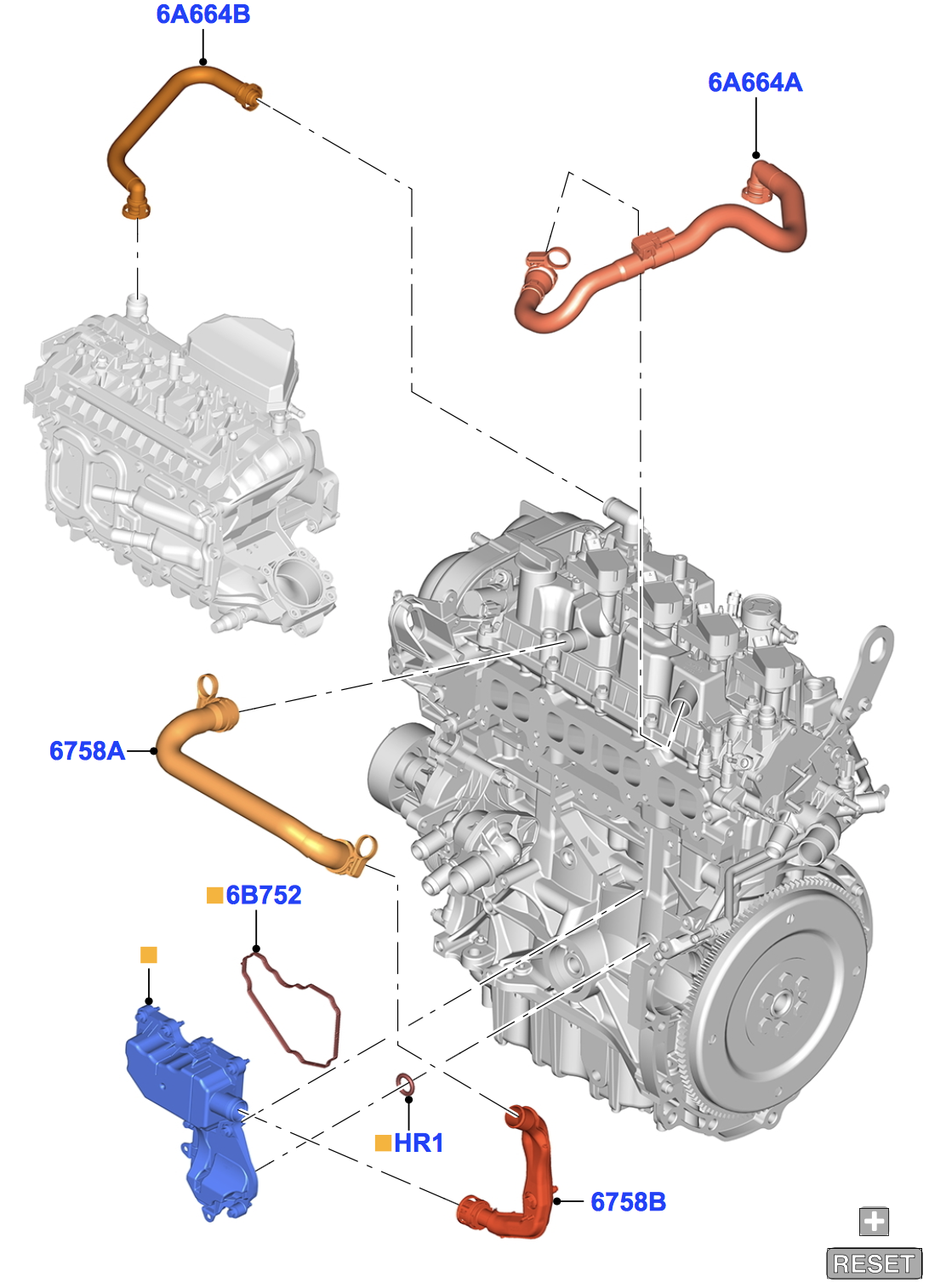 1,0 Ecoboost Cylinder Layout : Brand New Ford Fiesta 1 0 Ecoboost Hybrid Mhev 125 St Line ...